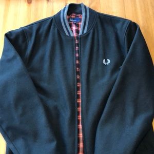 Fred Perry men’s Varsity Jacket SZ Medium
